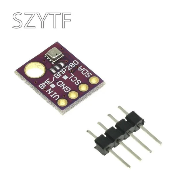 Alt view image 3 of 3 - BME280 5V Digital Sensor Temperature Humidity Barometric Pressure Sensor Module I2C SPI 1.8-5V GY-BME280 GY-BME280-5V BME280-5V