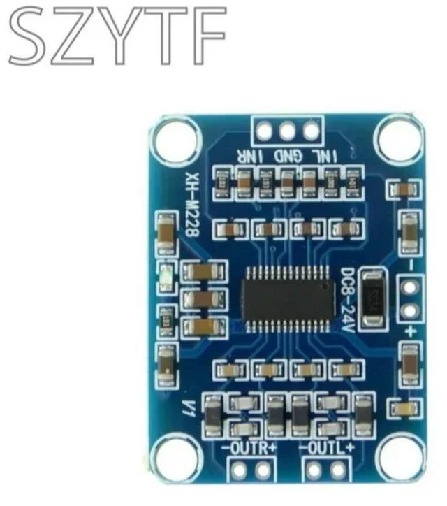 Alt view image 2 of 3 - TPA3110 2X15W Digital Audio Stere Amplifier Board Module Mini Binaural AMP Controller 100dB DC 8-18V