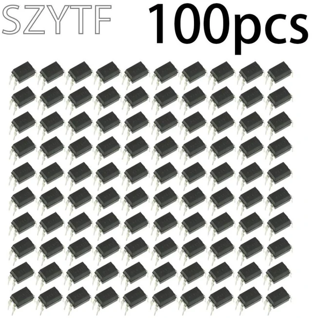 Main image of 100pcs/bag PC817 Opto-Isolator / C File / Optocoupler DIP-4
