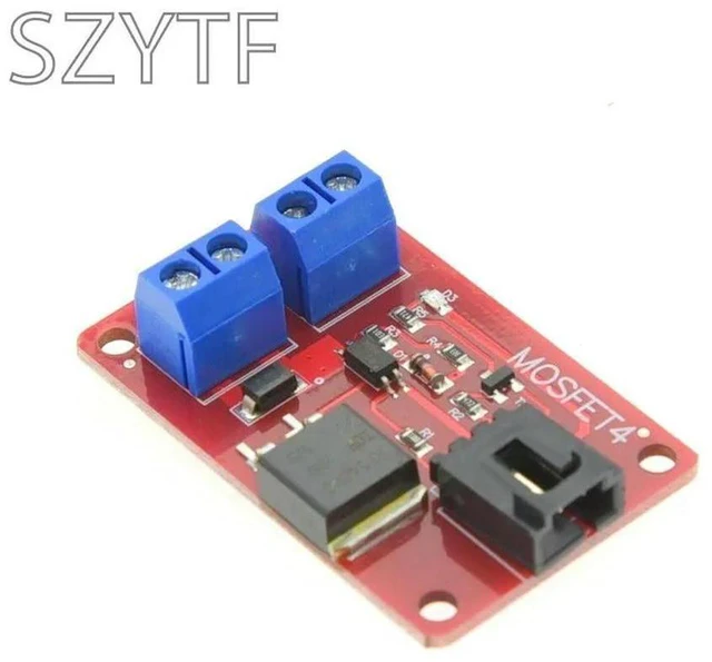 Alt view image 2 of 3 - IRF540N Single Channel MOSFET Power Switch Module with Optical Isolation for 5V 3.3V High Current Control