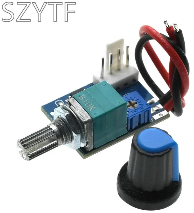 Alt view image 3 of 3 - Silent 12V PWM Fan Speed Controller Module 4-Pin Small Power Governor for PC Case Cooling Fan