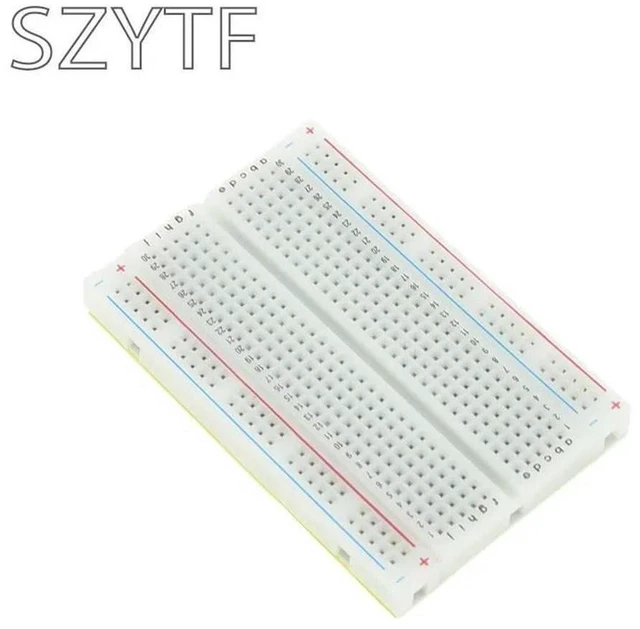 Alt view image 2 of 3 - Mini Breadboard 400 Tie Points Universal Prototype Circuit Board For Electronic Soldering Bread Board Prototyping Plate