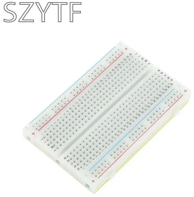Main image of Mini Breadboard 400 Tie Points Universal Prototype Circuit Board For Electronic Soldering Bread Board Prototyping Plate