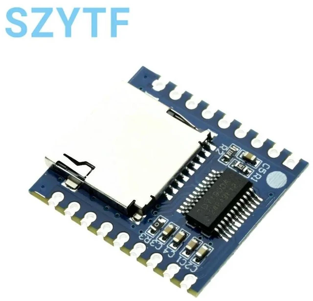 Main image of Serial Port Control Voice Module MCU IO Control SD/TF Card MP3 Player Board XY-V17B