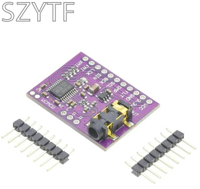 Alt view image 3 of 3 - MCU-5102 PCM5102A Stereo DAC PLL Voice Module