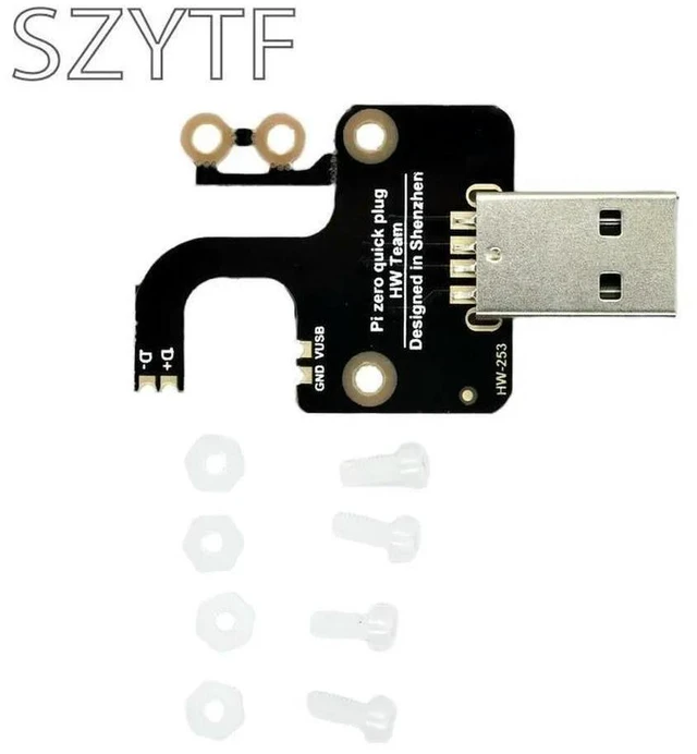 Main image of USB Adapter Board For Raspberry Pi Zero W Zero WH USB Expansion Board USB Type-A Connector