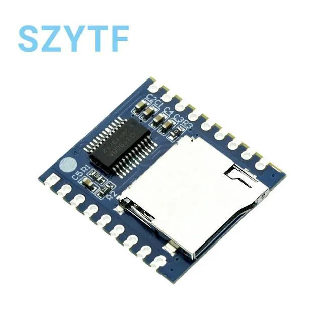 Alt view image 3 of 3 - Serial Port Control Voice Module MCU IO Control SD/TF Card MP3 Player Board XY-V17B