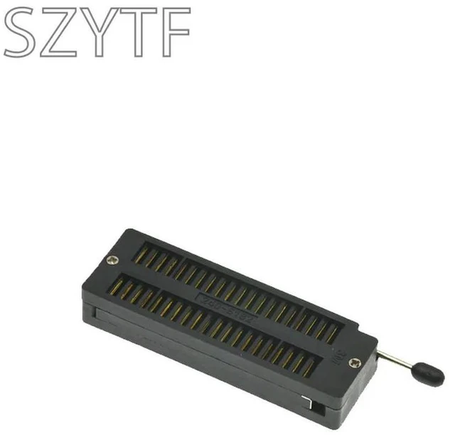 Alt view image 2 of 3 - 1pcs DIP 40 Pin 40Pin Universal ZIF IC Socket Black