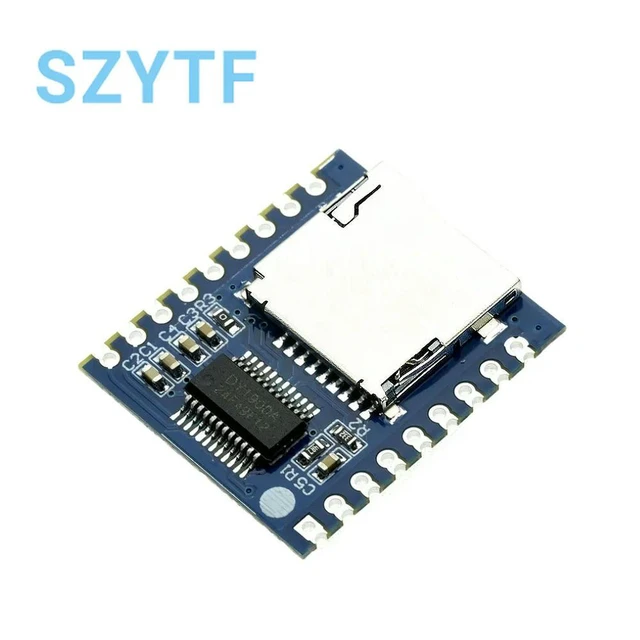 Alt view image 2 of 3 - Serial Port Control Voice Module MCU IO Control SD/TF Card MP3 Player Board XY-V17B