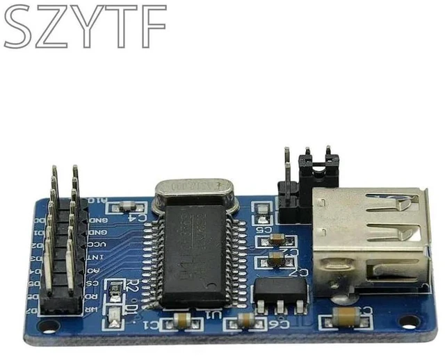 Alt view image 2 of 3 - CH376S USB Host Module U Disk & SD Card File Read Write, UART/SPI Interface, FAT16/FAT32, for MCU Data Logging,