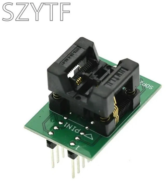 Alt view image 3 of 3 - Top Chip Programmer SSOP8 (28) -0.65 Adapter Socket to DIP20 and DIP8 OTS8 (28) -0.65-01