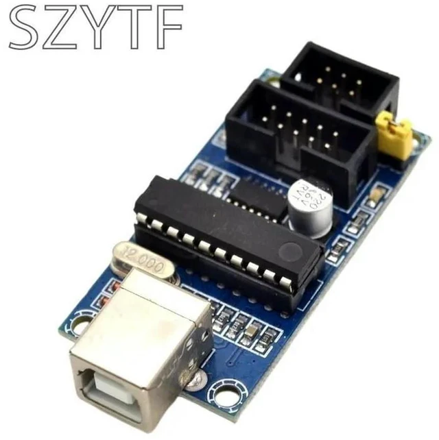 Alt view image 2 of 3 - USBTiny USBtinyISP AVR ISP Programmer Bootloader For R3 Meag2560 With 6/10pin Programming Cable