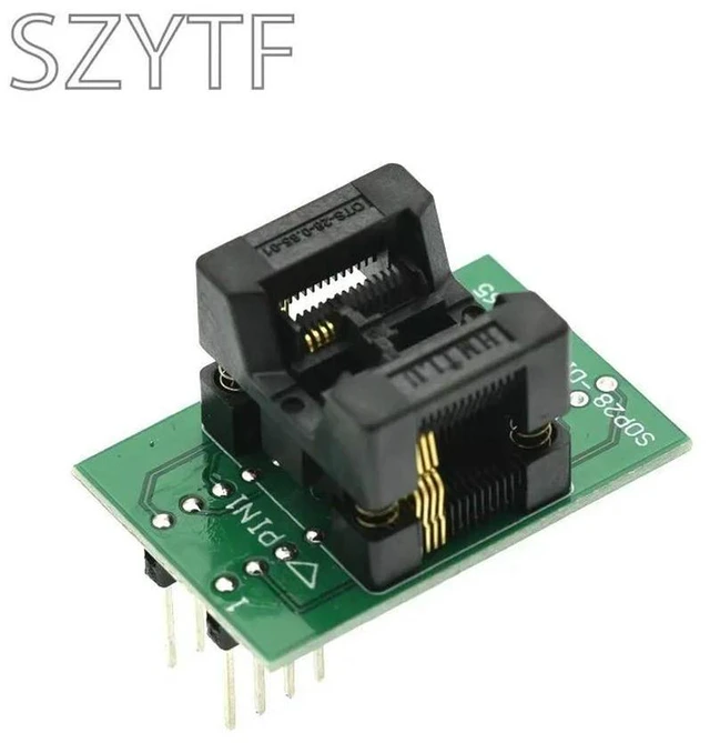 Main image of Top Chip Programmer SSOP8 (28) -0.65 Adapter Socket to DIP20 and DIP8 OTS8 (28) -0.65-01