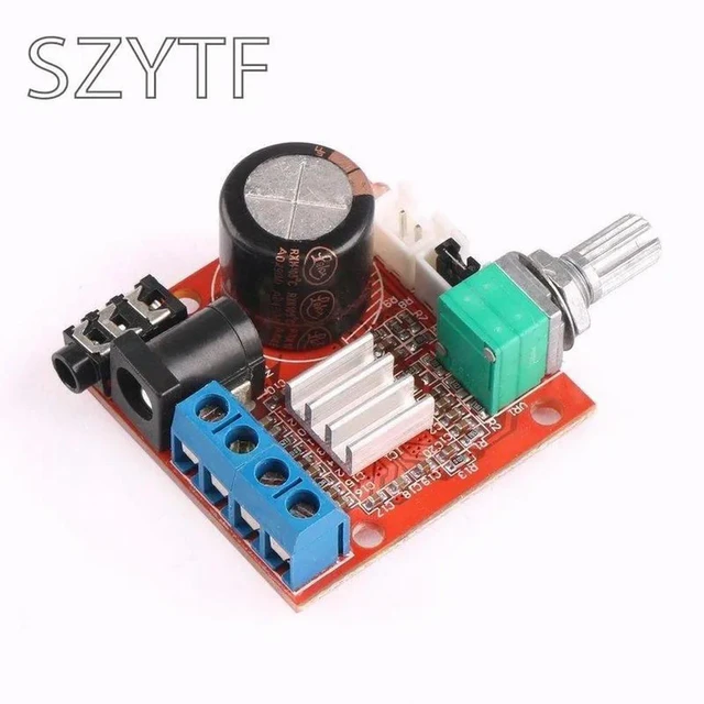 Alt view image 3 of 3 - 10W+10W PAM8610 D Class Dual-channel HIFI Audio Amplifier Board