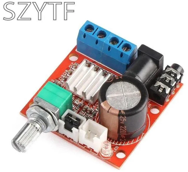 Main image of 10W+10W PAM8610 D Class Dual-channel HIFI Audio Amplifier Board