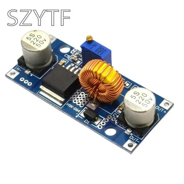 Alt view image 3 of 3 - 5A XL4015 DC-DC 4-38V to 1.25-36V 24V 12V 9V 5V Step Down Adjustable Power Supply Module LED Lithium Charger With Heat Sink