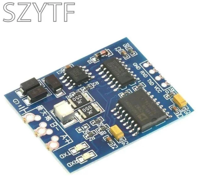 Alt view image 2 of 3 - 3.3V 5V TTL UART To RS485 Isolated Interface Converter Module Single-chip Serial Port UART Industrial