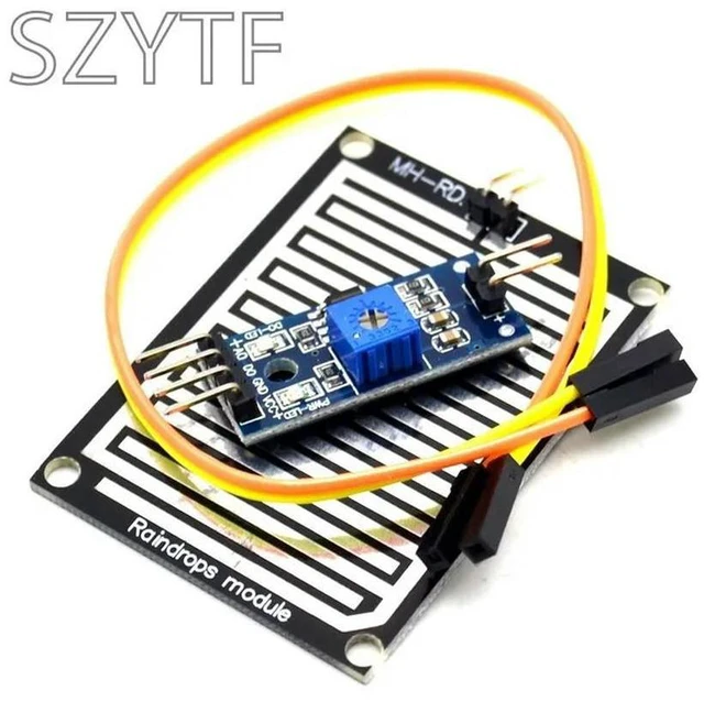 Main image of 3.3-5V Rain Raindrops Detection Sensor Rain Module Weather Humidity Module