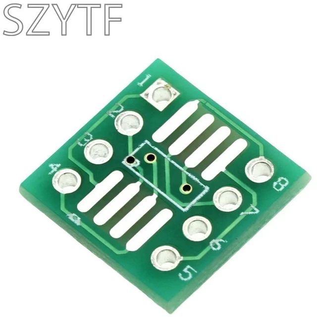 Alt view image 2 of 3 - 50pcs/bag Adapter Plate SOP8 SSOP8 TSSOP8 SMD to DIP 0.65 / 1.27mm Pitch