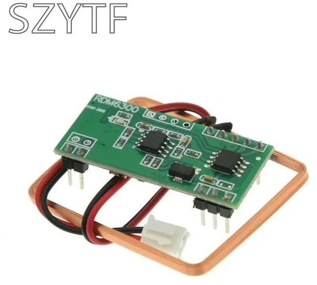 Alt view image 3 of 3 - RDM6300 UART 125KHz RFID Reader Module - Reads EM4100 Cards, Compatible for