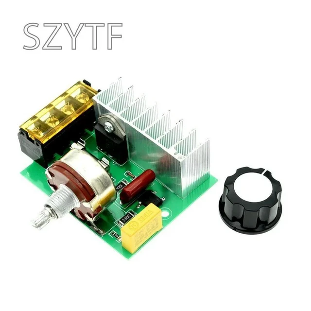 Alt view image 2 of 3 - 4000W AC 220V Solid State Relay Module 0-10V PWM Control for Electric Heater Furnace Temperature Regulation