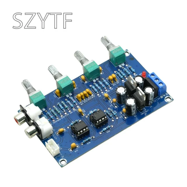 Alt view image 2 of 3 - tuning plates pre-amplifier board NE5532 tone plate enlarged landscaping adjusting bass and treble adjustment plate XH-M164