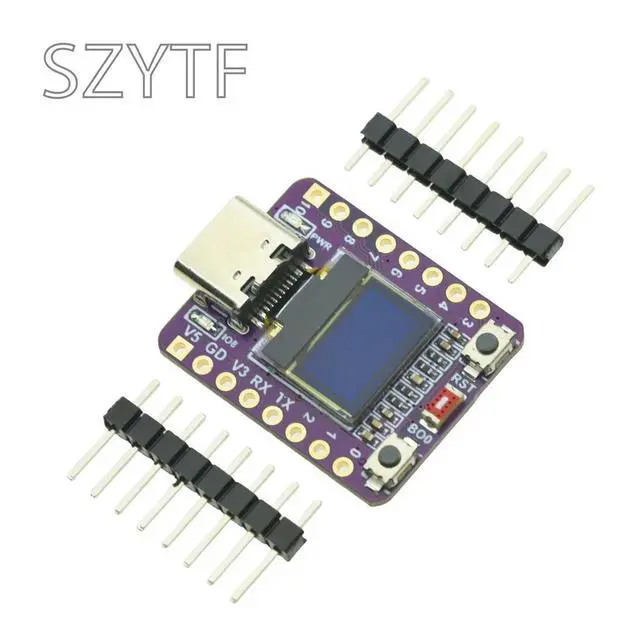 Alt view image 3 of 3 - ESP32-C3 OLED Development Board With 0.42 Inch OLED Module Ceramic Antenna BLEESP32 Supermini Development Board