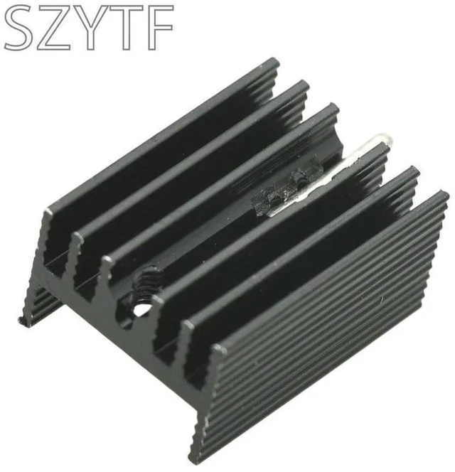 Main image of 5PCS TO-220 Triode Heatsink Radiator Cooler Radiator 21×15×11MM Aluminum Heat Sink Fin With Needle
