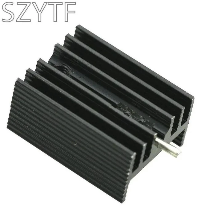 Alt view image 3 of 3 - 5PCS TO-220 Triode Heatsink Radiator Cooler Radiator 21×15×11MM Aluminum Heat Sink Fin With Needle