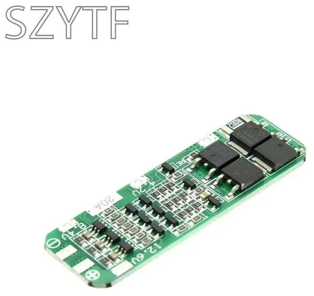 Alt view image 2 of 3 - 3S 20A Li-ion Lithium Charger Protection Board PCB BMS 11.1V 12V 12.6V Cell Charging Protecting Module