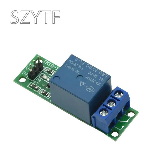 Alt view image 2 of 3 - 1 Relay Module High Level Effective Expansion Board MCU Expansion Relay 10A Current