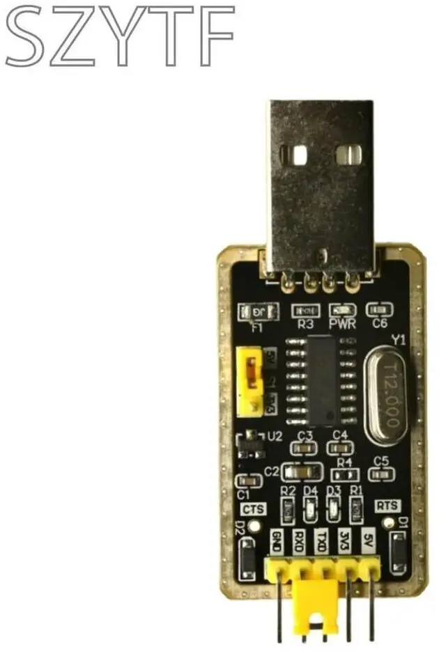 Main image of CH340G RS232 Upgraded USB To TTL Module To Serial In Nine Upgrade Board With Brush Cable