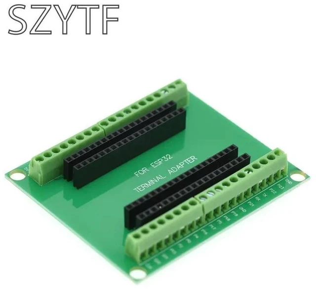 Alt view image 2 of 3 - Development Board Baseboard For ESP32-DEVKITC WROOM-32D/32U/WROVER//B/IB Module