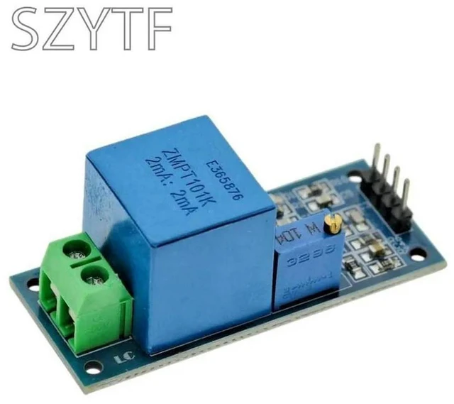 Main image of Active Single Phase Voltage Transformer Module AC Output Voltage Sensor for Mega ZMPT101B 2mA