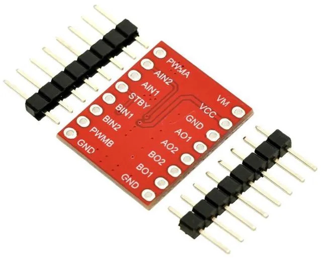 Alt view image 2 of 3 - DC Motor Drive Board Module Dual Motor Driver 1A TB6612FNG For Microcontroller Better Than L298N TB6612