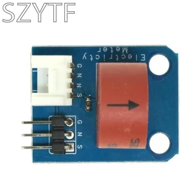 Alt view image 2 of 3 - Electricity Meter(Analog) AC Current Sensor Current Transformer 5A For TA12-100