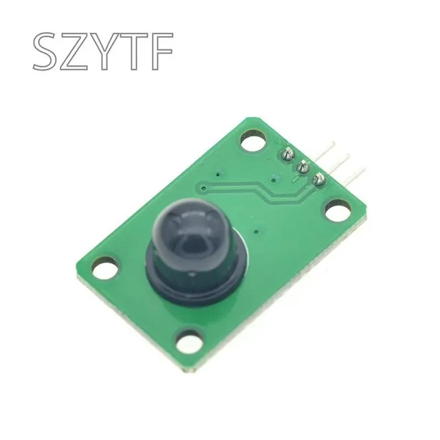 Alt view image 3 of 3 - D203S PIR Sensor Element Pyroelectric Infrared Detector with 011050 Black Fresnel Lens, for Motion Detection, Lighting Control
