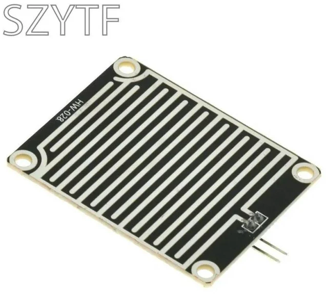 Alt view image 3 of 3 - 10PCS/BAG Single PCB Board Raindrop Module Sensor Rising Water Level Detection Module Raindrop Sensor Board
