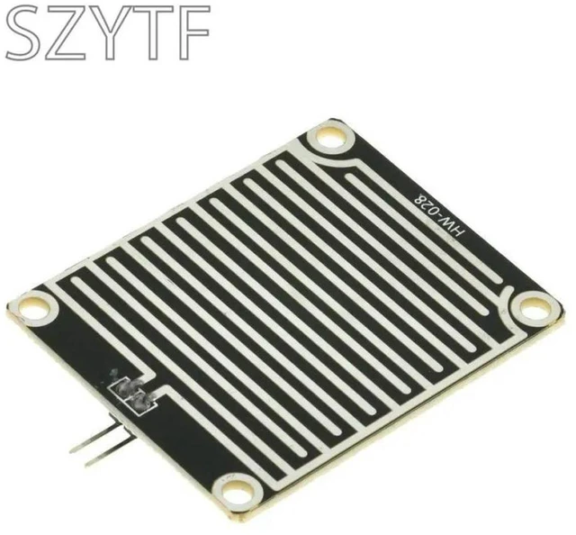 Alt view image 2 of 3 - 10PCS/BAG Single PCB Board Raindrop Module Sensor Rising Water Level Detection Module Raindrop Sensor Board