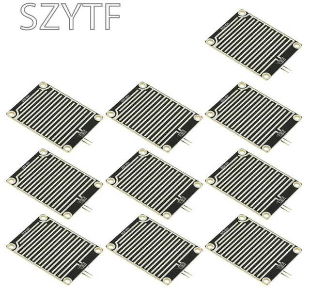 Main image of 10PCS/BAG Single PCB Board Raindrop Module Sensor Rising Water Level Detection Module Raindrop Sensor Board