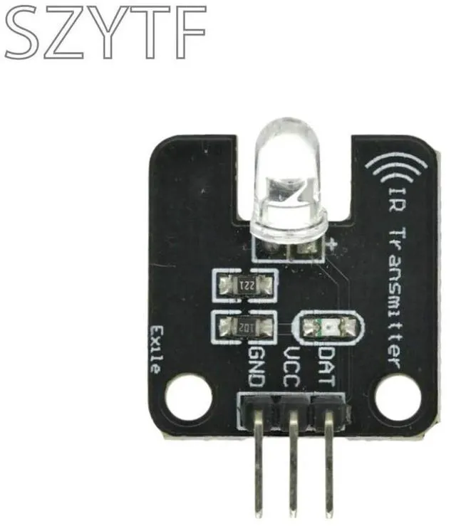 Alt view image 2 of 3 - Infrared Transmitter And Receiver Module 38KHz For Robotics Projects Electronic Blocks IR Remote Control For Single Chip