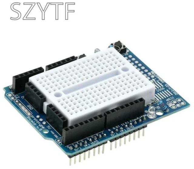 Main image of Electronics UNO Proto Shield Prototype Expansion Board With SYB-170 Mini Breadboard Based For UNO ProtoShield DIY