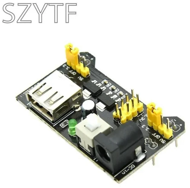 Alt view image 3 of 3 - 1pcs MB102 Breadboard Power Supply Module 3.3V 5V Solderless Bread Board DIY for