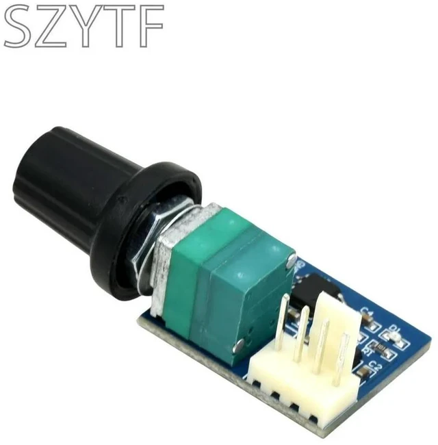 Alt view image 2 of 3 - Fan Governor PWM Speed Controller 12V Single Channel 4 Pin Low Power Mute for Computer Case Fans