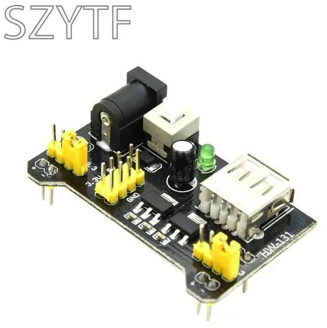 Main image of 1pcs MB102 Breadboard Power Supply Module 3.3V 5V Solderless Bread Board DIY for