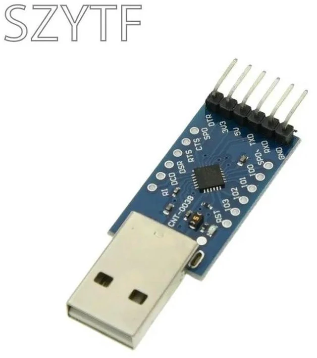 Alt view image 2 of 3 - CP2104 Module USB TO TTL USB to Serial Module UART STC Downloader Wire Brush