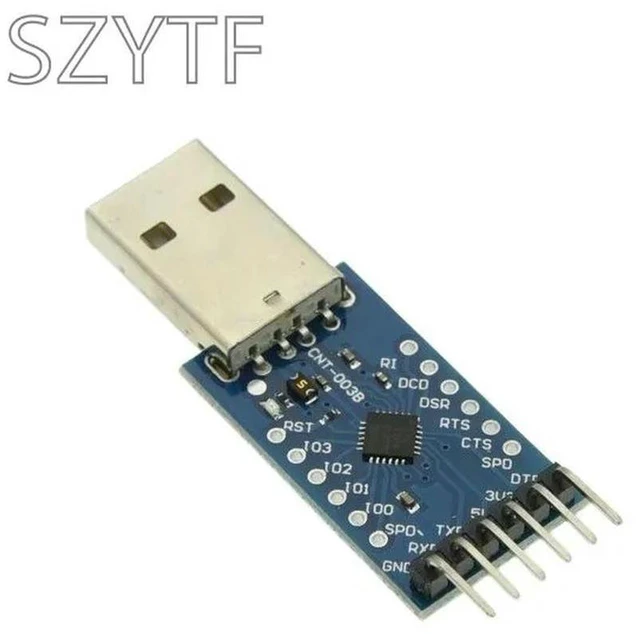Alt view image 3 of 3 - CP2104 Module USB TO TTL USB to Serial Module UART STC Downloader Wire Brush