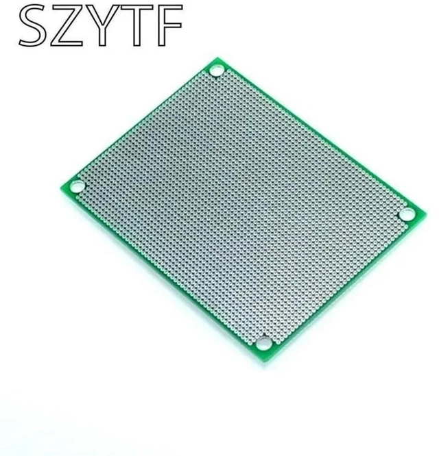 Alt view image 2 of 3 - 5pcs/lot 6 X 8CM Spacing 1.27 Universal Board, Thickness 1.6mm Sided HASL PCB Test Board
