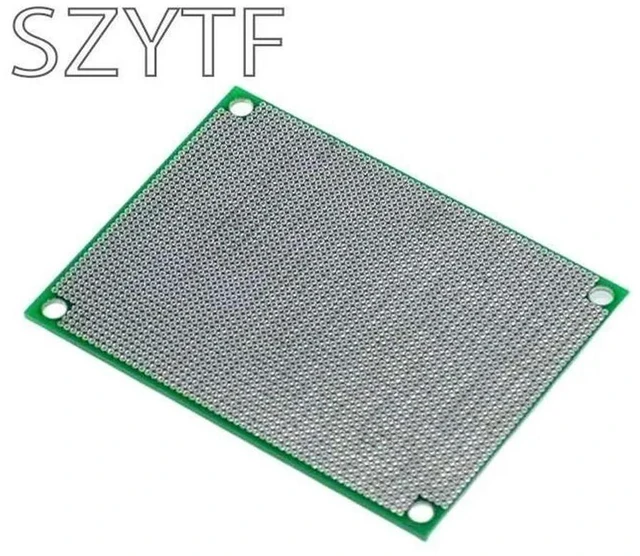 Alt view image 3 of 3 - 5pcs/lot 6 X 8CM Spacing 1.27 Universal Board, Thickness 1.6mm Sided HASL PCB Test Board