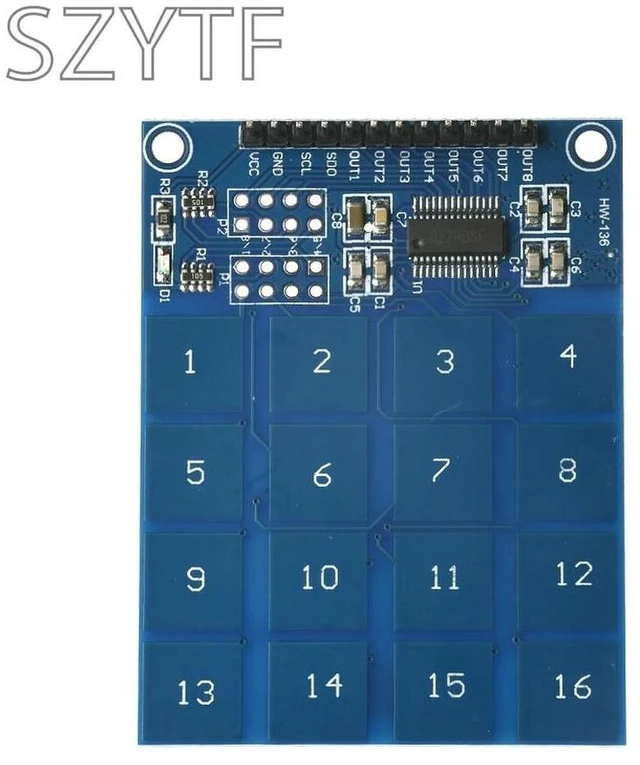 Main image of TTP229 16-channel touch module Capacitive touch switch digital touch sensor module